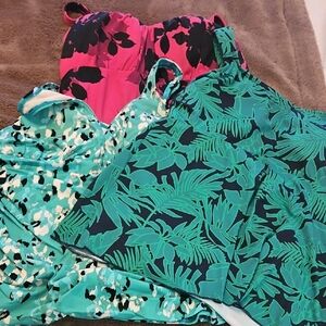Tropical and Floral Print TANKINI BUNDLE!!🎉🎉🎁